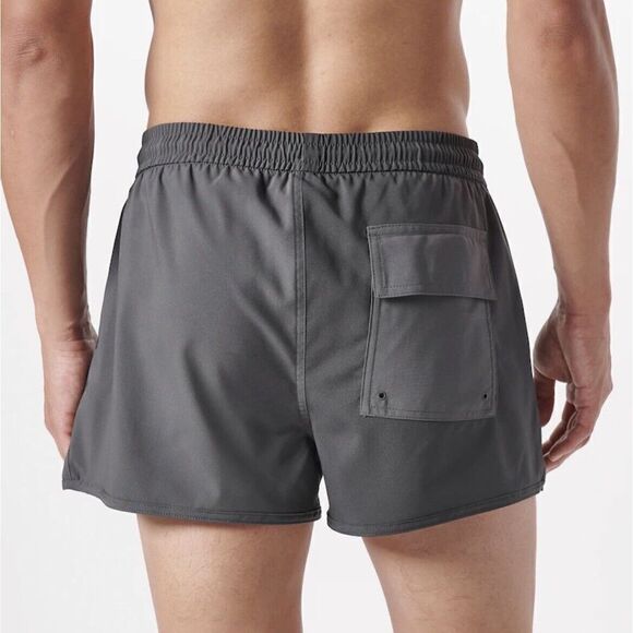 ABERCROMBIE & FITCH Mens Cabana Swim Trunks NEW Gray Lined Stretch Sz XXL 2XL - Picture 3 of 14